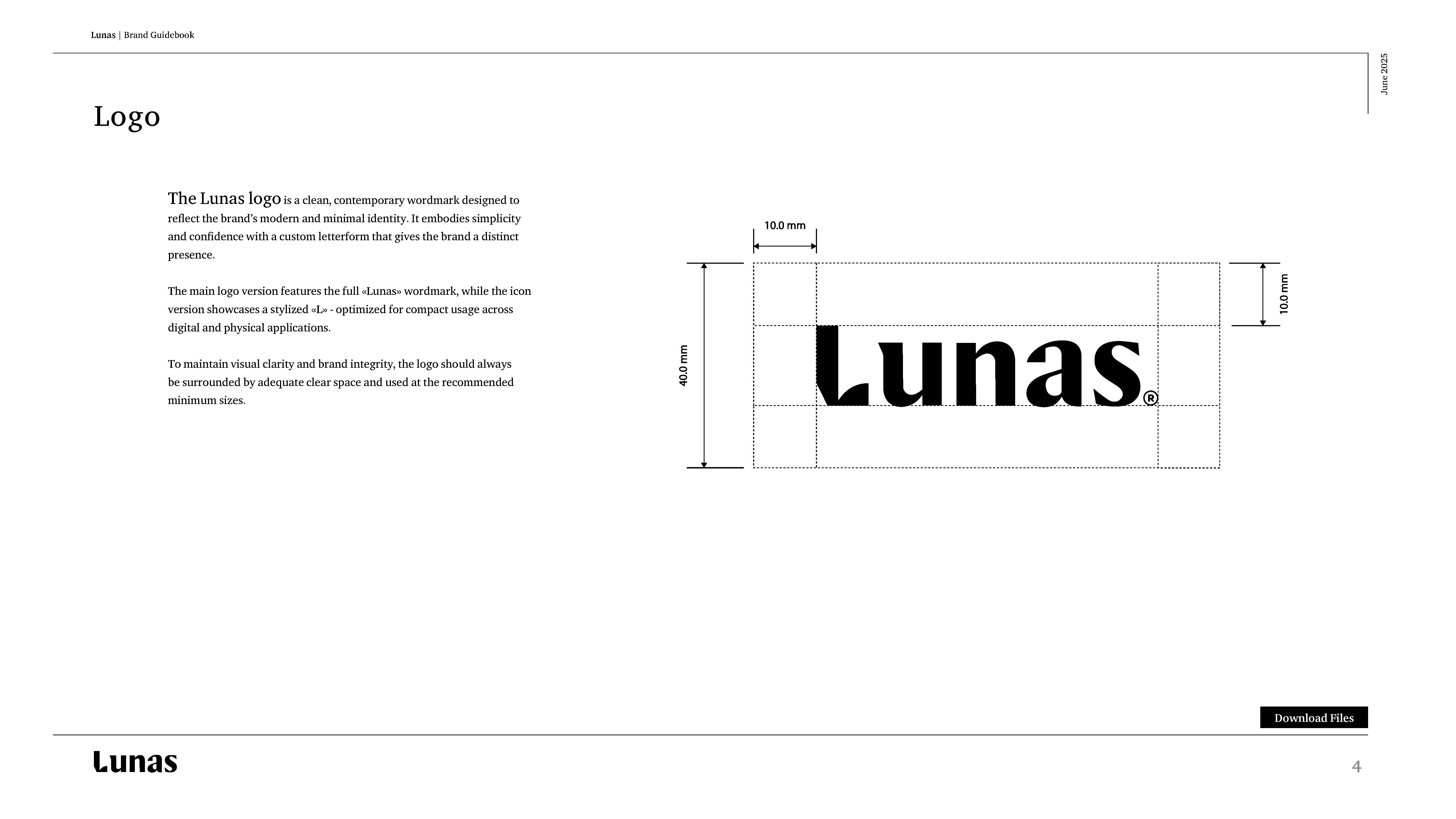 Lunas branding page 4